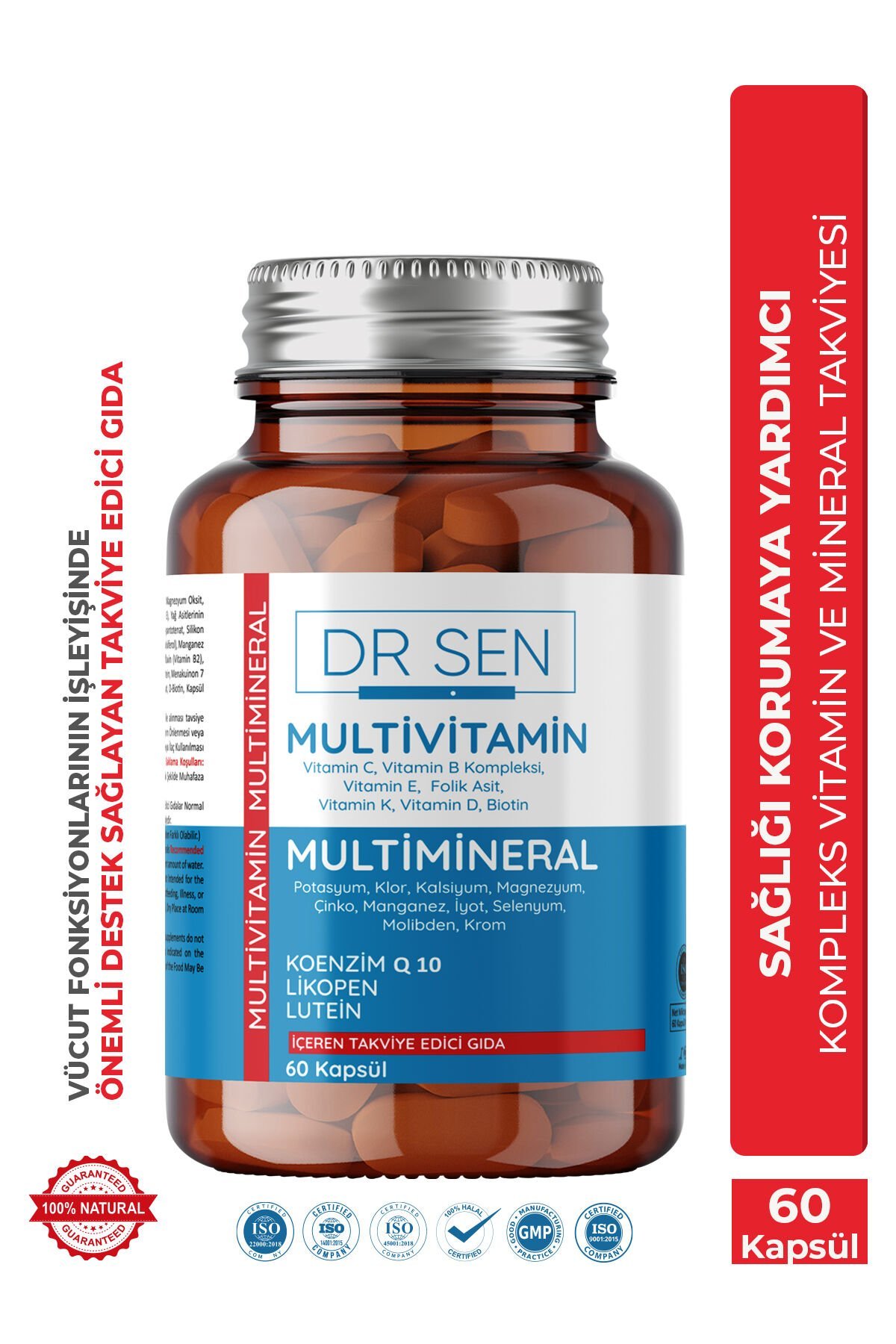 Multivitamin  Multimineral  60 Kapsül