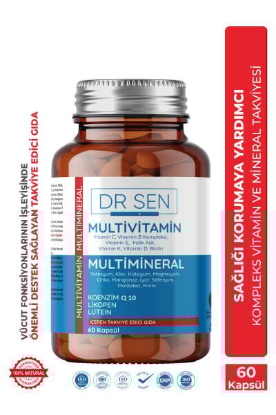 Multivitamin  Multimineral  60 Kapsül