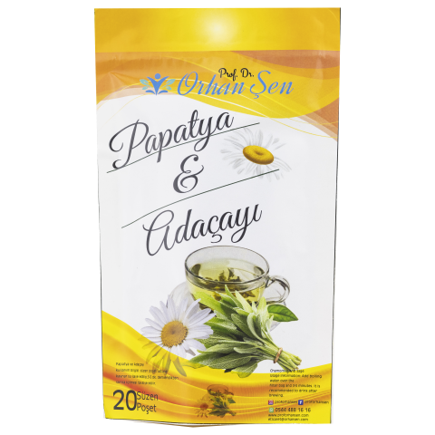 Adaçayı &Papatya Çayı 20'li Süzen Poşet