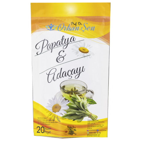Adaçayı &Papatya Çayı 20'li Süzen Poşet
